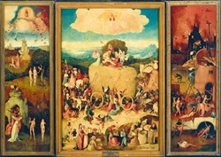 Bluebird Puzzle Bosch - The Haywain Triptych -  Teile