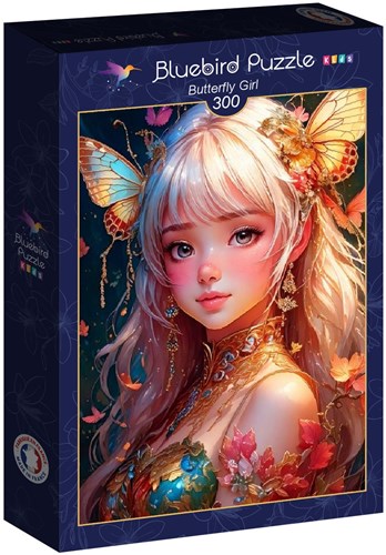 Bluebird Puzzle puzzle Butterfly Girl - puzzle da 300 pezzi-2