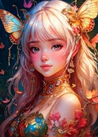 Bluebird Puzzle puzzle Butterfly Girl - puzzle da 300 pezzi
