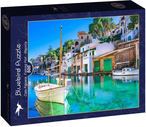 Bluebird Puzzle Cala Figuera, Fishing Port - Majorca - 500 pieces-2