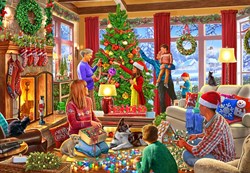 Bluebird Puzzle puzzle natalizio Christmas Decorating - 1000 pezzi