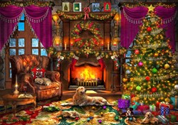 Bluebird Puzzle puzzle natalizio Cosy Christmas Room - 2000 pezzi