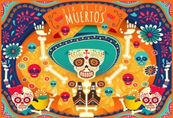 Bluebird Puzzle puzzle Dia de los Muertos - 300 pezzi