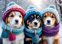 Bluebird Puzzle puzzle Doggies in the Winter - 300 pezzi divertimento invernale