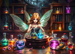 Bluebird Puzzle puzzle Elixirs and Enchantments - puzzle 500 pezzi