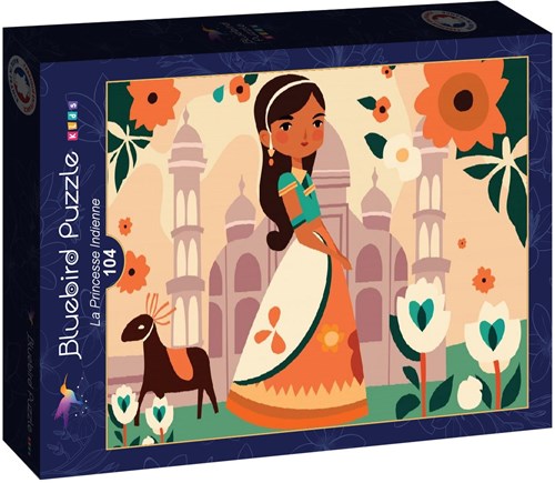 Bluebird Puzzle puzzle La Princesse Indienne - 104 pezzi puzzle bambini-2