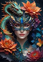 Bluebird Puzzle puzzle Lady with a Dragon - 1000 pezzi puzzle