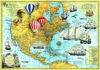 Bluebird Puzzle puzzle Nord America - 1500 pezzi puzzle cartone