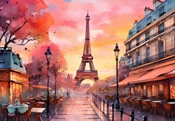 Bluebird Puzzle puzzle Parigi et la Grande Dame - 1000 pezzi