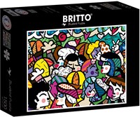 Bluebird Puzzle puzzle Romero Britto - Looking into the future - 1500 pezzi-2