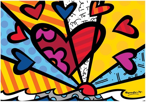 Bluebird Puzzle puzzle Romero Britto New Day 1000 pezzi colorato