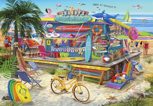 Bluebird Puzzle puzzle Shaggy's Surf Shack - 1000 pezzi spiaggia