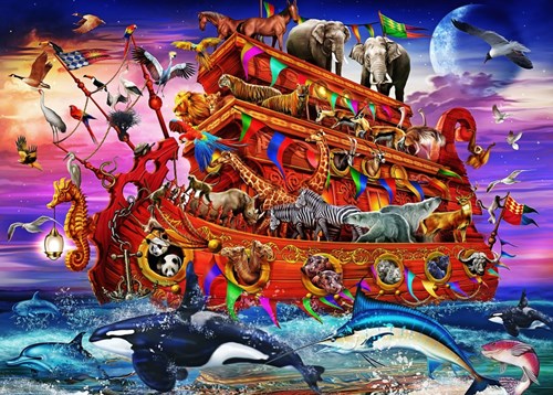 Bluebird Puzzle puzzle The Ark - 300 pezzi giocattolo colorato