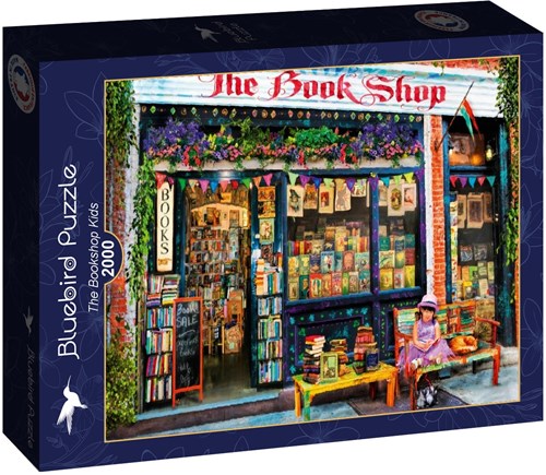 Bluebird Puzzle puzzle The Bookshop Kids - 2000 pezzi divertimento puzzle-2