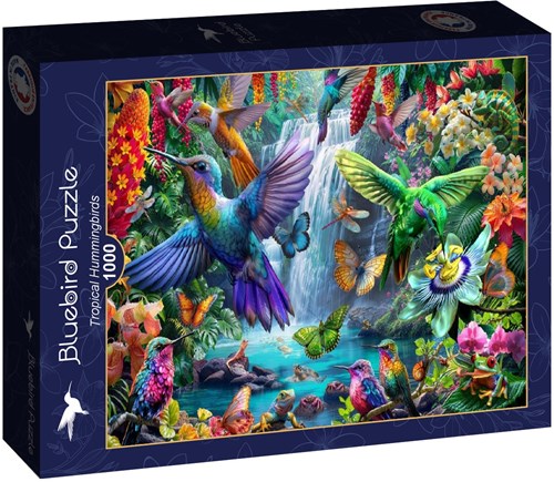 Bluebird Puzzle puzzle Tropical Hummingbirds - 1000 pezzi animali-2