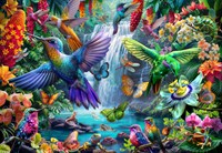 Bluebird Puzzle puzzle Tropical Hummingbirds - 1000 pezzi animali