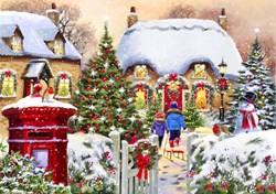 Bluebird Puzzle puzzle Winter Cottage - 2000 pezzi per adulti