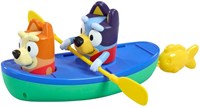 Spectron Bluey giocattolo da bagno canoa con cordino e bicchiere Bingo-2