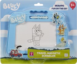 Bluey lavagna magnetica giocattolo da viaggio multicolore educativo
