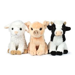 Animali della fattoria in peluche