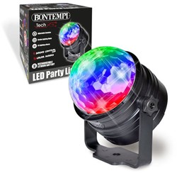 Bontempi palla da discoteca luce LED party con telecomando e batteria