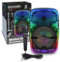 Bontempi altoparlante wireless con microfono ed effetti luminosi speaker