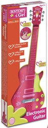 Bontempi chitarra rock elettronica giocattolo rosa per bambini