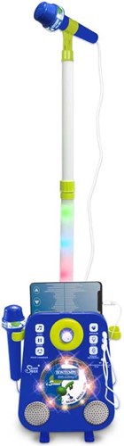Bontempi karaoke giocattolo sound box con 2 microfoni - set musicale-2