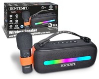 Bontempi altoparlante wireless giocattolo con microfono e luci RGB