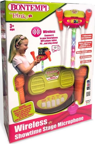 Bontempi microfono wireless giocattolo - accessorio da palco colorato