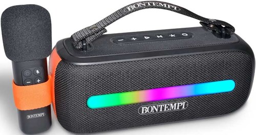 Bontempi altoparlante wireless giocattolo con microfono e luci RGB-2