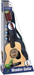 Bontempi chitarra in legno 75 cm con tracolla e borsa - chitarra giocattolo