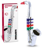 BONTEMPI-ZILVEREN SAXOFOON 4 TONEN 37 CM