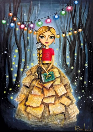 Magnolia puzzle Bookworm Girl 1000 pezzi puzzle artistico