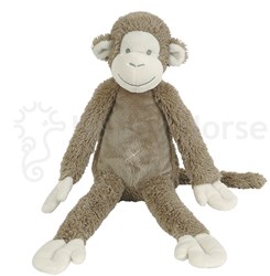 Happy Horse peluche scimmia Mickey 32 cm - giocattolo morbido marrone