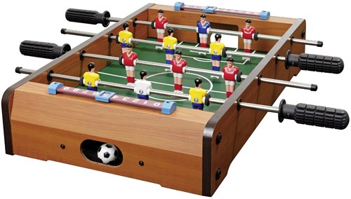 Philos calcio balilla da tavolo mini gioco per bambini e adulti