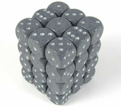 Chessex Hi-Tech set di dadi D6 12mm maculate (36 pezzi)