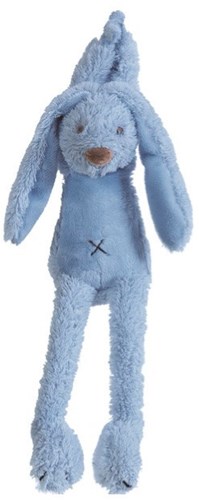 Happy Horse peluche musicale coniglio Richie blu scuro regalo neonato
