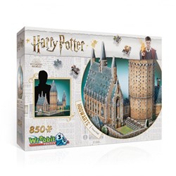 Wrebbit 3D Harry Potter puzzle Sala Grande di Hogwarts 850 pezzi
