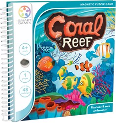 Smart Games puzzle Coral Reef - gioco educativo magnetico da viaggio 48 sfide