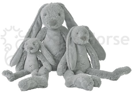 Happy Horse peluche grigia Coniglio Richie grande - 58cm giocattolo peluche