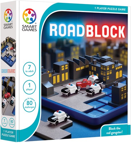 Smart Games RoadBlock - Gioco di logica con 80 sfide per bambini e adulti