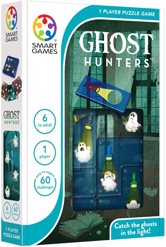 Smart Games Ghost Hunters gioco puzzle con 60 sfide per bambini