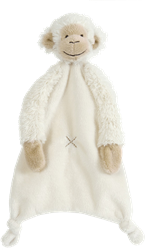 Happy Horse copertina coccola scimmietta Mickey - bianco - 28 cm - regalo neonato