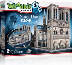 Wrebbit Puzzle 3D - Notre Dame - 830 pezzi - Città & Monumenti