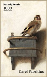 Puzzelman puzzle Il Cardellino - Carel Fabritius puzzle 1000 pezzi