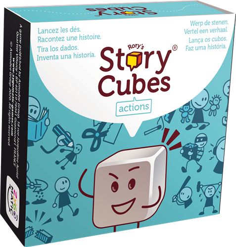 Asmodee gioco di dadi Rory's Story Cubes Actions - racconta storie creative