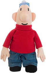 Bullseye Network Neighbour & Neighbor Peluche Rosso 35 cm.