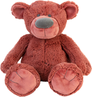 Happy Horse orsetto di peluche Bobbie 40cm - Colore ruggine - Morbido peluche