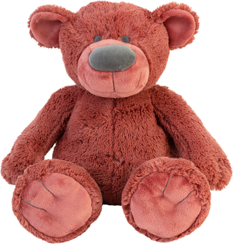 Happy Horse orsetto di peluche Bobbie 40cm - Colore ruggine - Morbido peluche